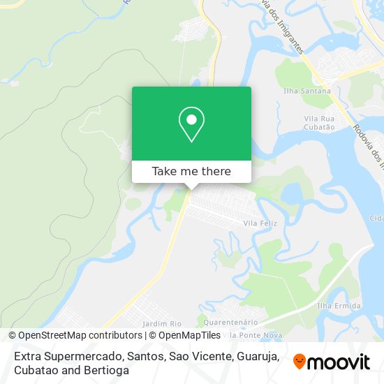 Extra Supermercado map
