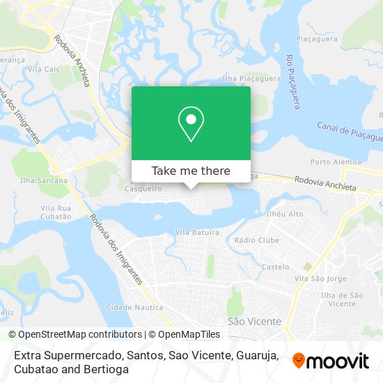 Extra Supermercado map