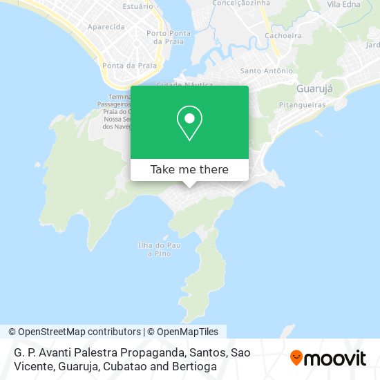 G. P. Avanti Palestra Propaganda map