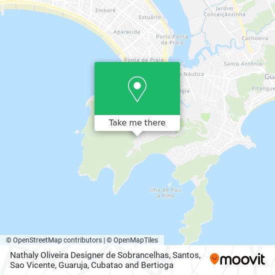 Nathaly Oliveira Designer de Sobrancelhas map