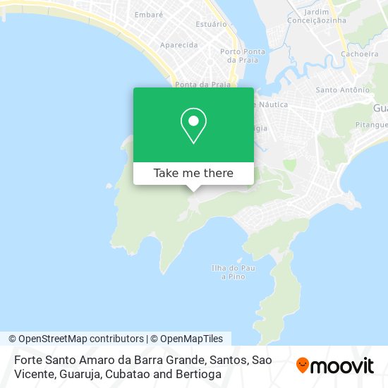 Forte Santo Amaro da Barra Grande map