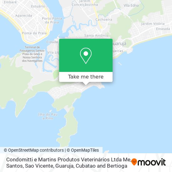 Mapa Condomitti e Martins Produtos Veterinários Ltda Me