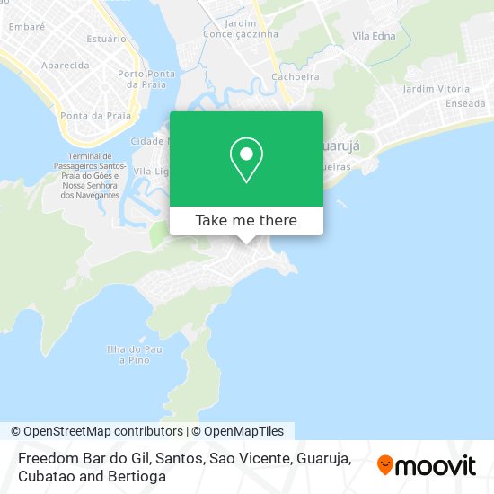 Mapa Freedom Bar do Gil