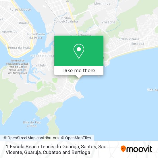 1 Escola Beach Tennis do Guarujá map