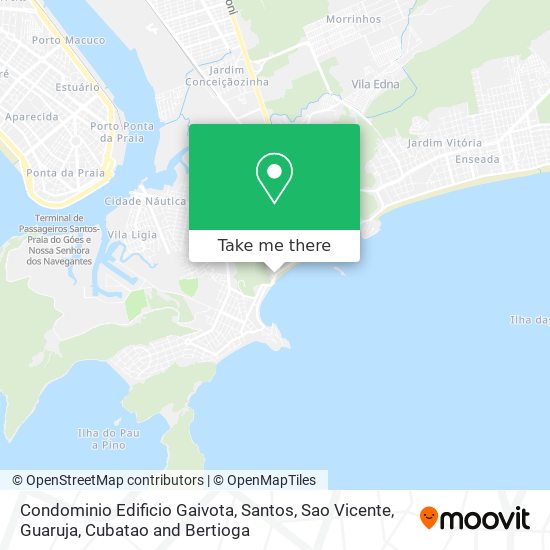 Mapa Condominio Edificio Gaivota