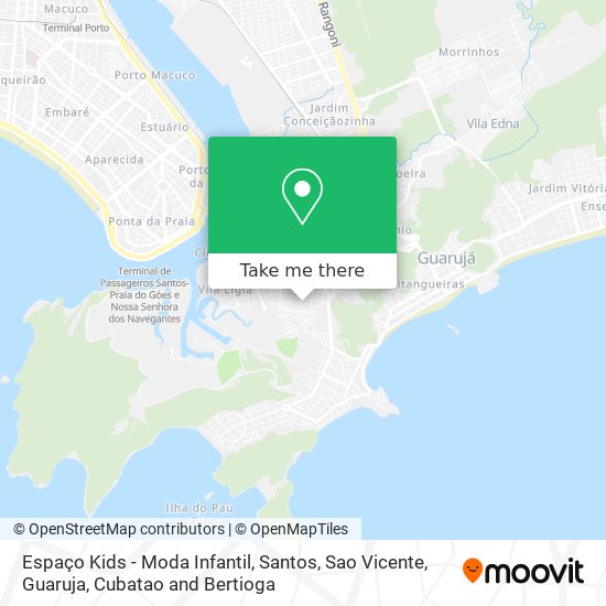 Mapa Espaço Kids - Moda Infantil