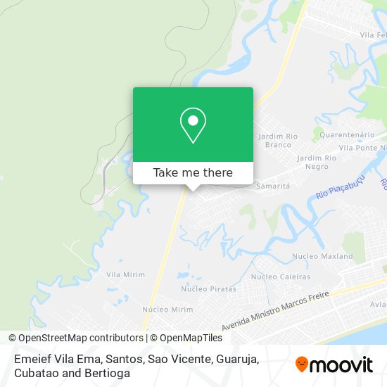 Emeief Vila Ema map