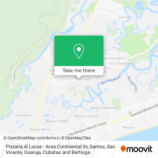 Pizzaria di Lucas - Area Continental Sv map