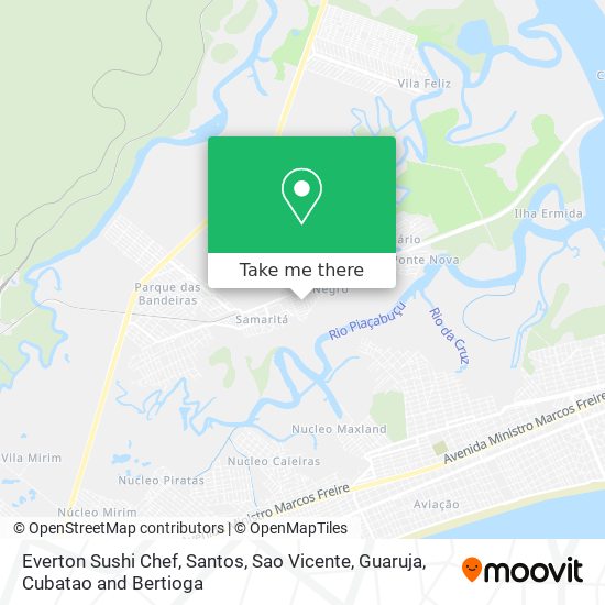 Everton Sushi Chef map