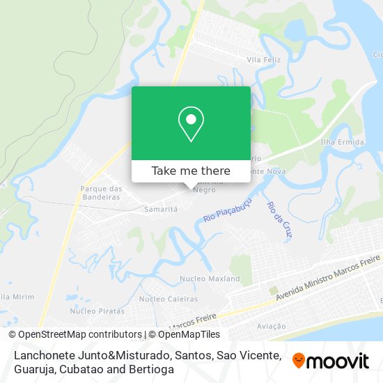 Lanchonete Junto&Misturado map