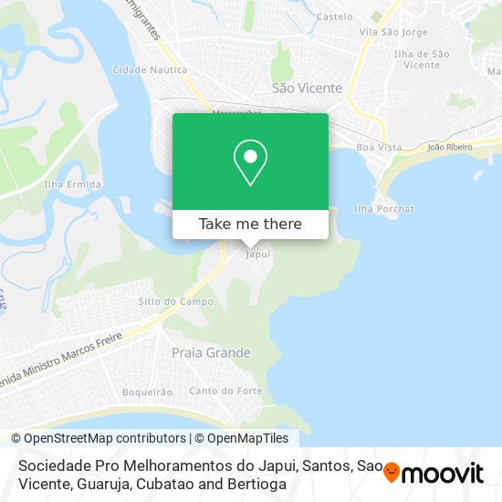 Sociedade Pro Melhoramentos do Japui map