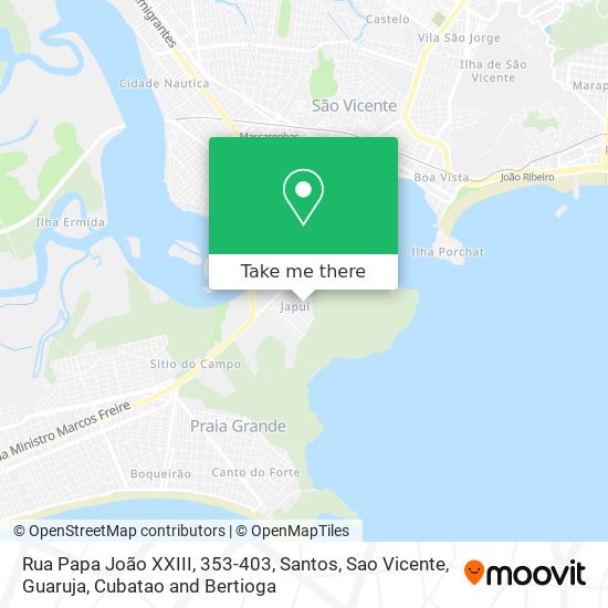 Rua Papa João XXIII, 353-403 map