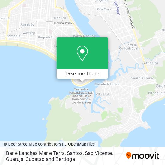 Bar e Lanches Mar e Terra map