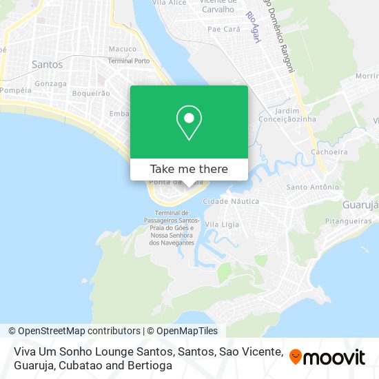 Mapa Viva Um Sonho Lounge Santos