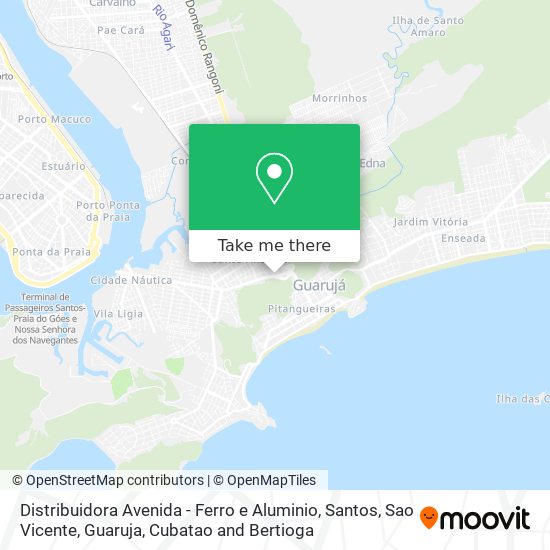 Distribuidora Avenida - Ferro e Aluminio map