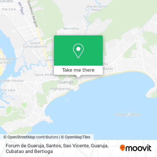 Forum de Guaruja map