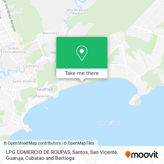 LPG COMERCIO DE ROUPAS map
