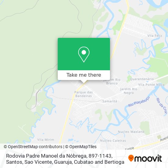 Rodovia Padre Manoel da Nóbrega, 897-1143 map