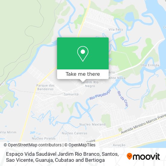 Espaço Vida Saudável Jardim Rio Branco map