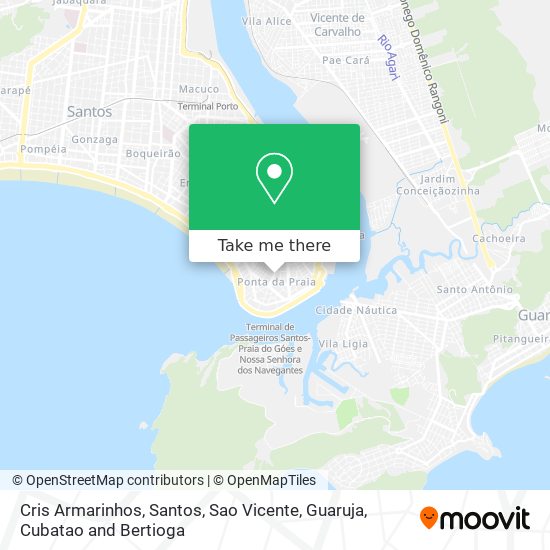 Cris Armarinhos map