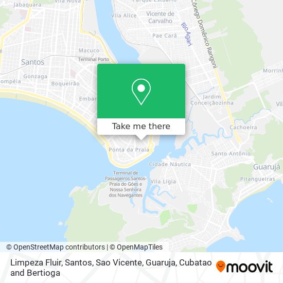 Limpeza Fluir map