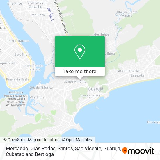 Mercadão Duas Rodas map
