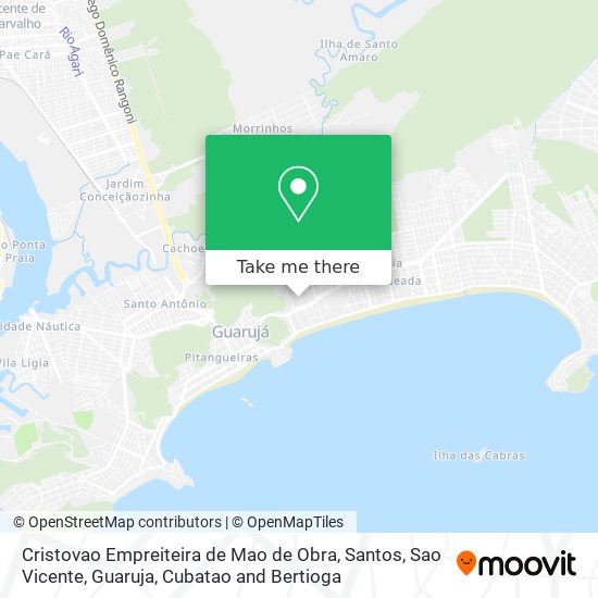 Cristovao Empreiteira de Mao de Obra map