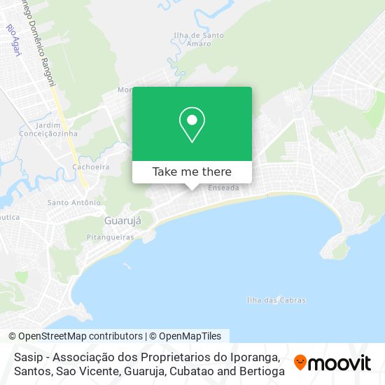 Sasip - Associação dos Proprietarios do Iporanga map