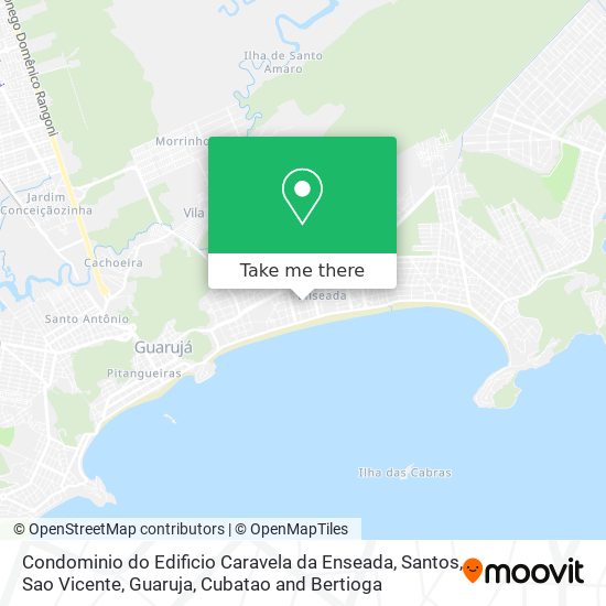 Condominio do Edificio Caravela da Enseada map