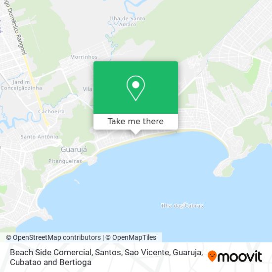 Beach Side Comercial map