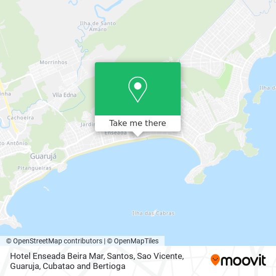 Hotel Enseada Beira Mar map