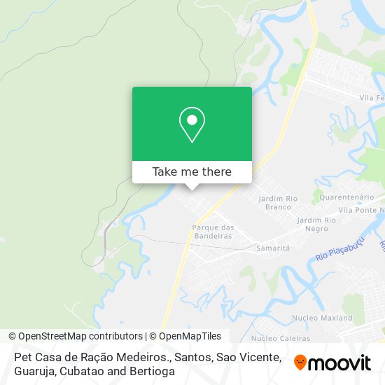 Pet Casa de Ração Medeiros. map