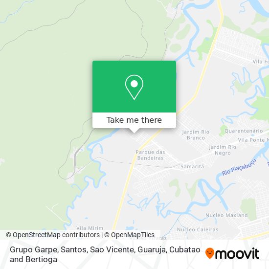 Grupo Garpe map