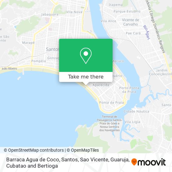 Barraca Agua de Coco map