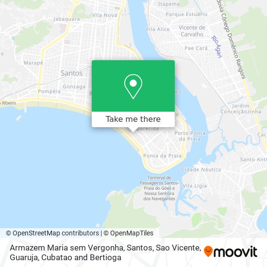 Armazem Maria sem Vergonha map