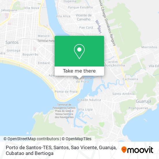 Mapa Porto de Santos-TES