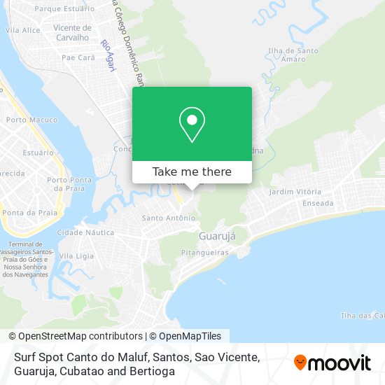 Surf Spot Canto do Maluf map