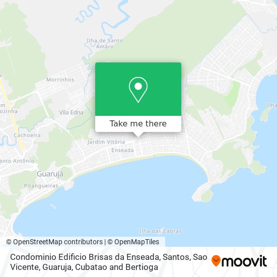 Condominio Edificio Brisas da Enseada map