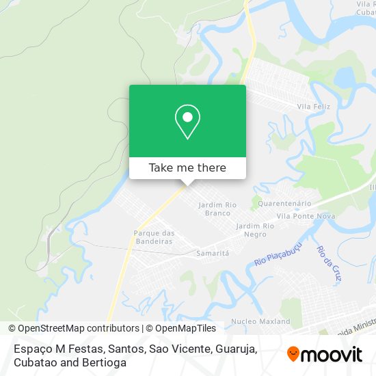 Espaço M Festas map