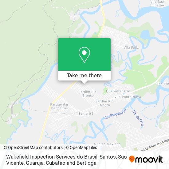 Wakefield Inspection Services do Brasil map