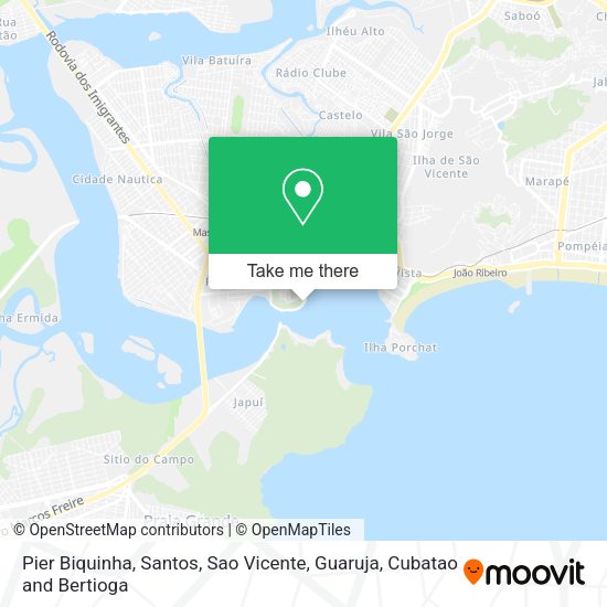 Pier Biquinha map