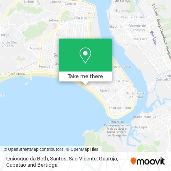 Quiosque da Beth map