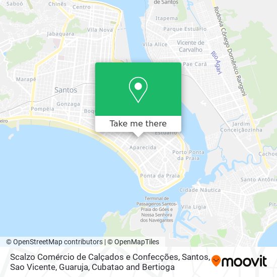 Scalzo Comércio de Calçados e Confecções map