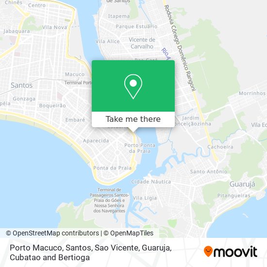 Porto Macuco map