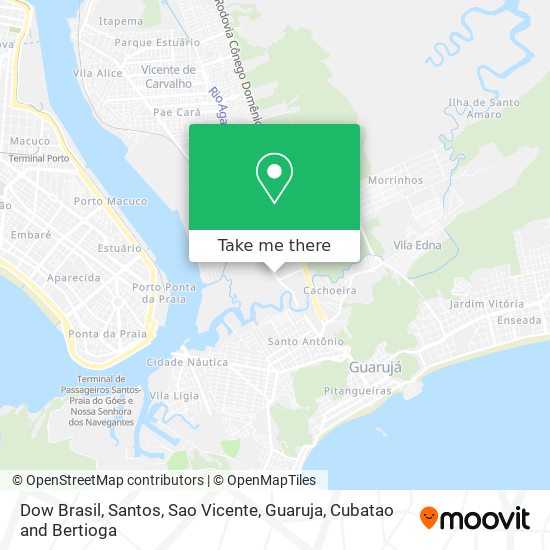 Dow Brasil map