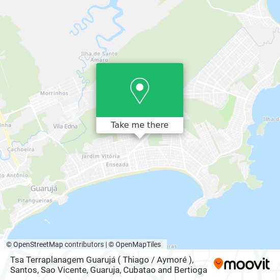 Tsa Terraplanagem Guarujá ( Thiago / Aymoré ) map