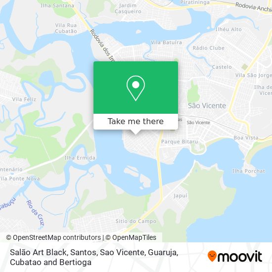 Salão Art Black map