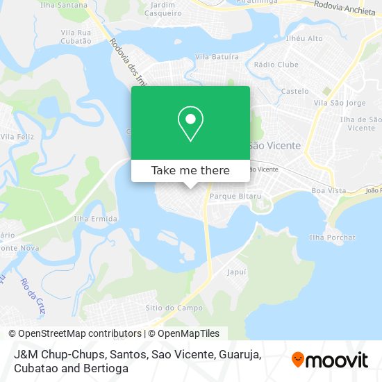 J&M Chup-Chups map