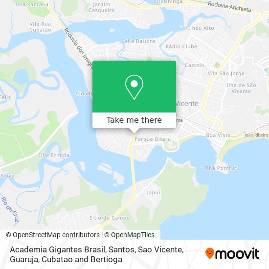 Academia Gigantes Brasil map