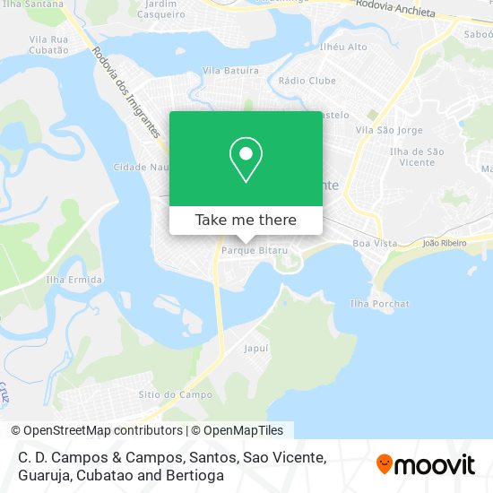 C. D. Campos & Campos map